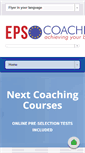 Mobile Screenshot of epsocoaching.com